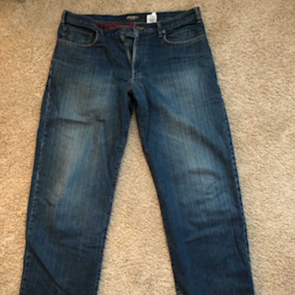 Eddie Bauer Flannel Lined Jeans
